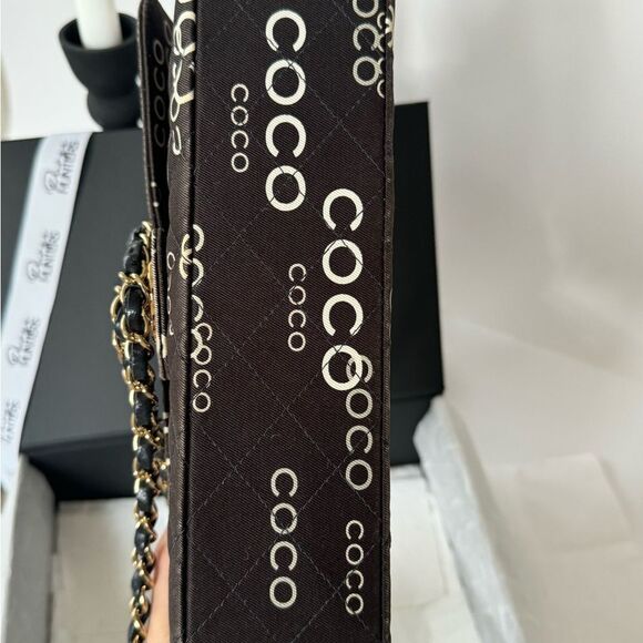 Chanel vintage classic double flap coco print black - Picture 16 of 16